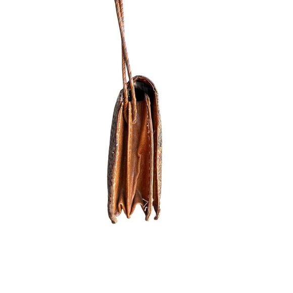 1970s Python snakeskin purse handmade - Picture 4 of 10